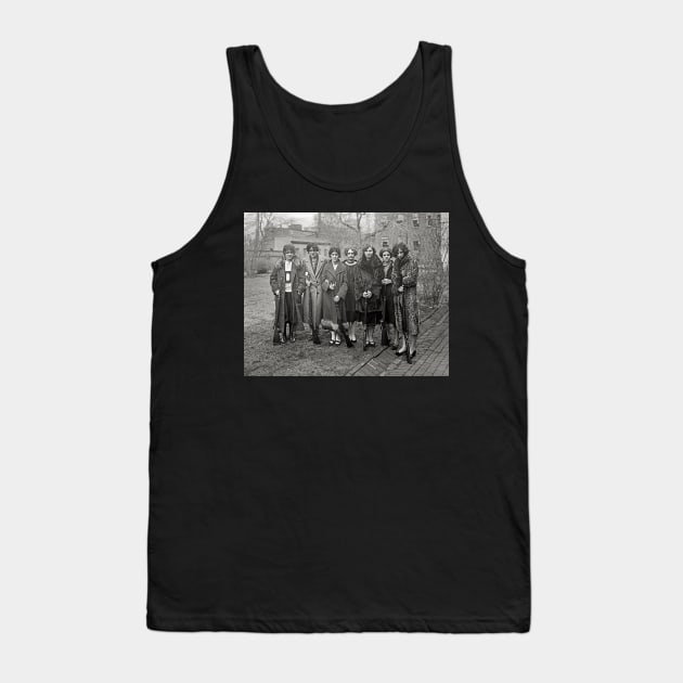 Girls With Rifles, 1925. Vintage Photo Tank Top by historyphoto